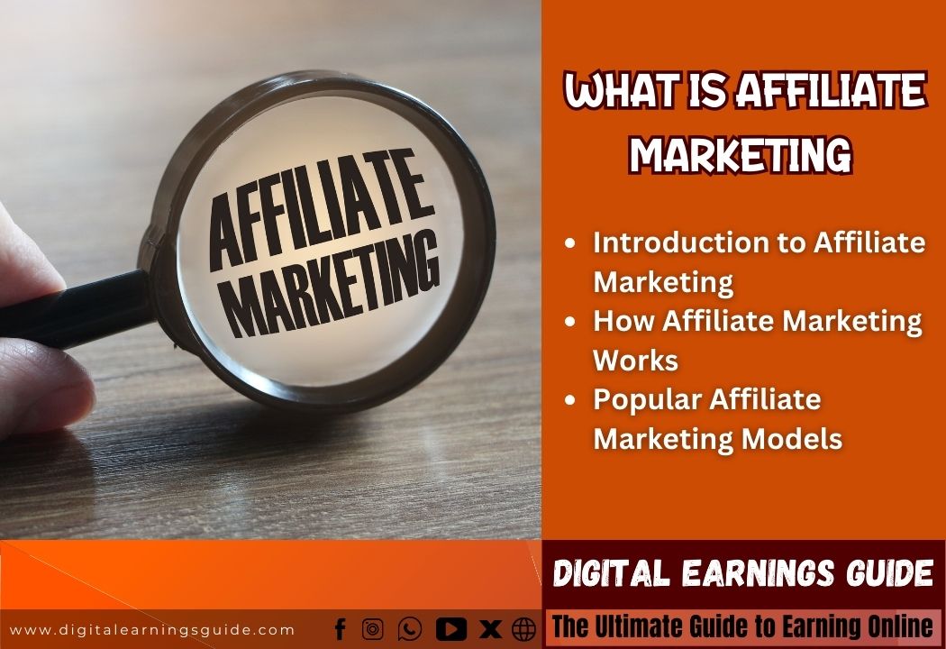 what is affiliate marketing Digital Earnings guide