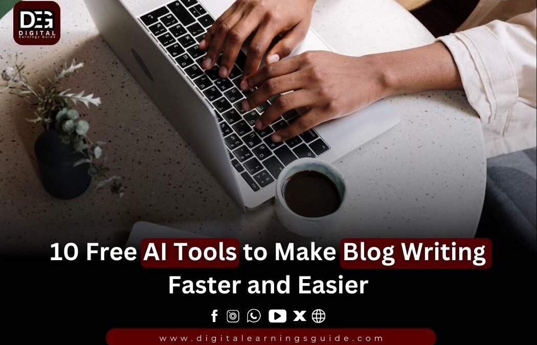 TOP 10 AI Tools For Blogging – Make Blog Writing Faster and Easier