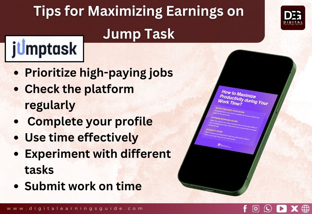 Tips for Maximizing Earnings on Jump Task