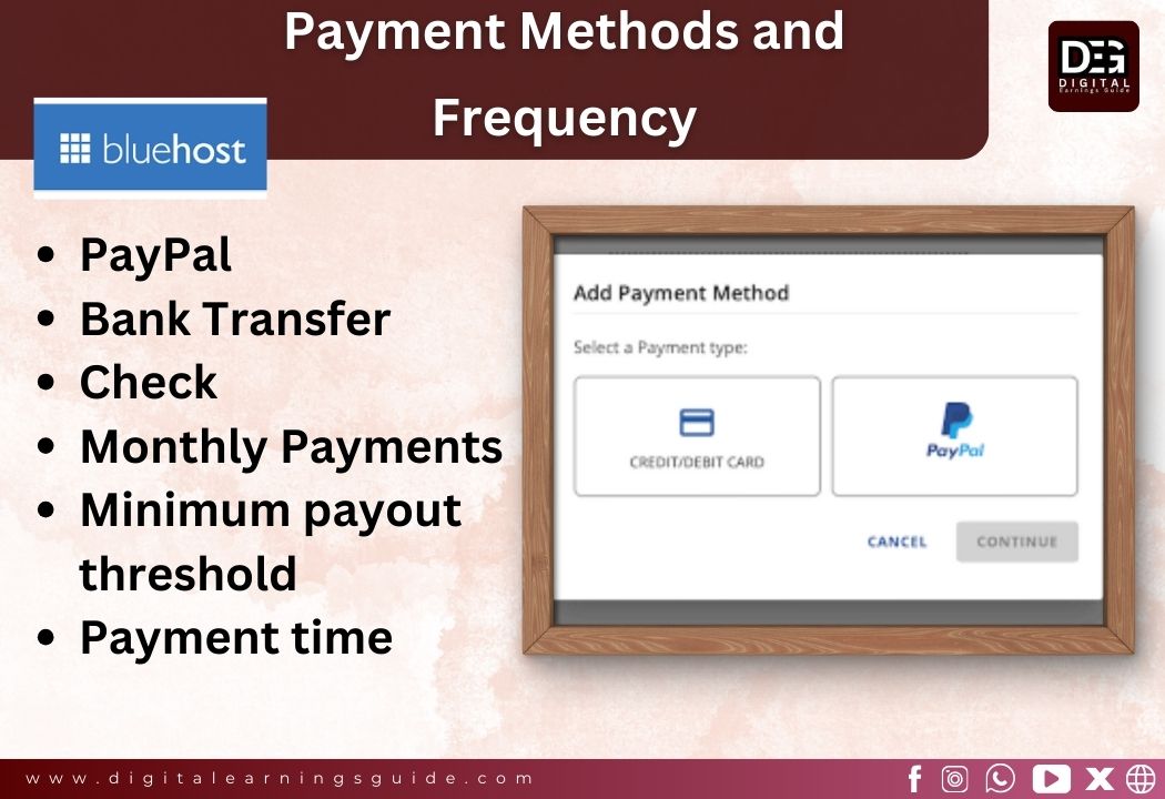 Payment Methods and Frequency